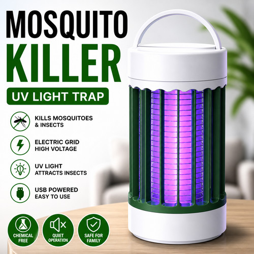 Zanzariera elettrica usb luce - zanzariera,
